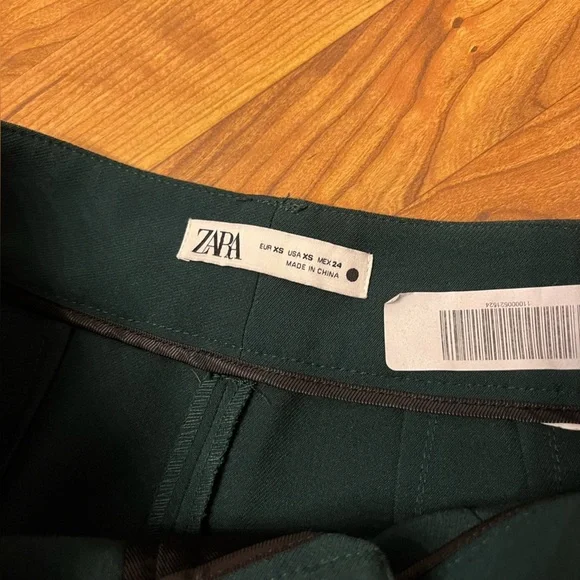 Zara Forest Green Trousers - Picture 6 of 6